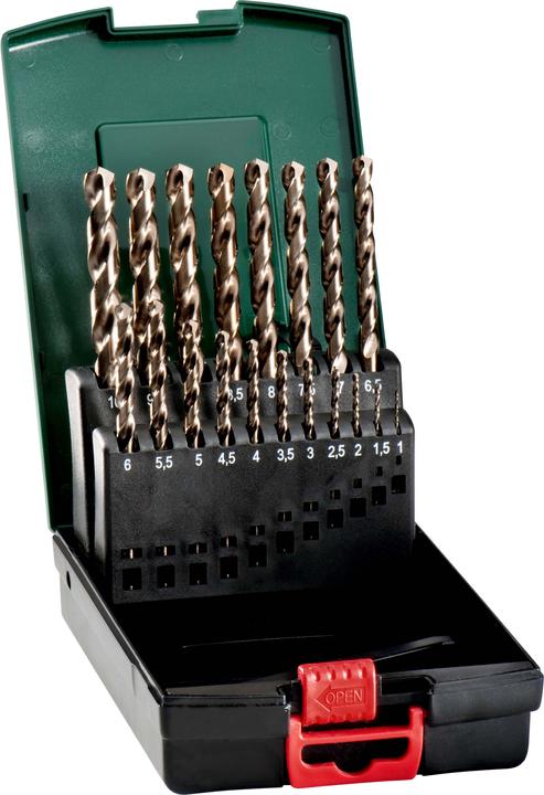 Produktbild Metabo HSS-CO-Kunststoffkassette. SP. 19-teilig (627671000) (1.0-10 mm)