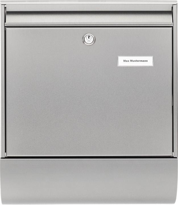 Actual product image Burg Wächter Letter box set stainless steel WxHxD 362/422/100 mm Borkum 38770 NI with flap newspaper box Ö