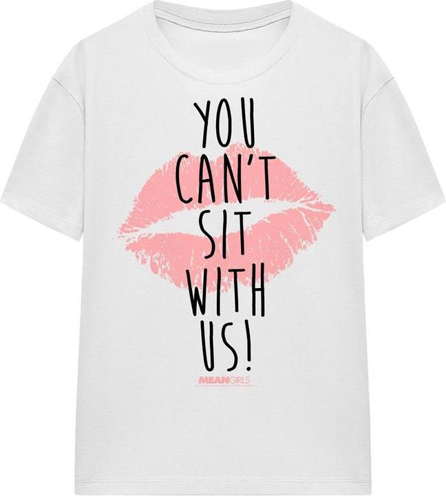 Actual product image Mean Girls Unisex Adult You Can't Sit With Us T-Shirt (L)