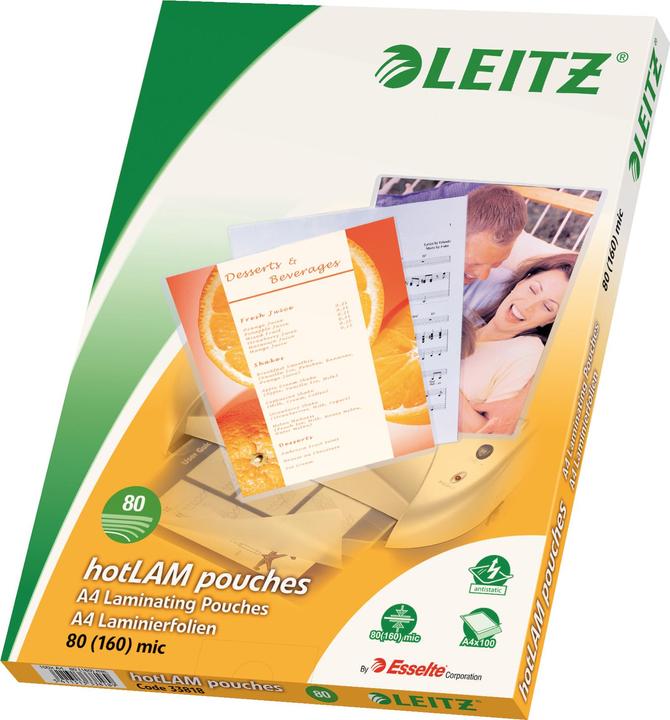 Immagine prodotto Leitz Fogli di laminazione a caldo A3 (A3, 100 Pezzo/i, 80 µm)