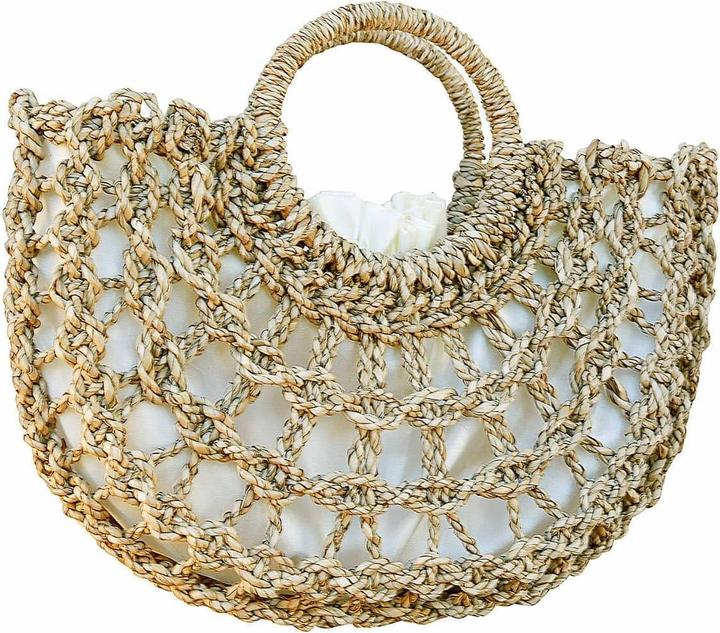 Loberon Tasche Sagory braun/weiss