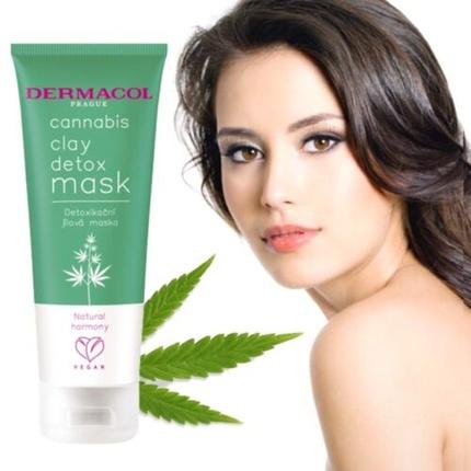 Dermacol Cannabis Clay Detox Mask - DetoxikaÄnÃ­ jÃ­lovÃ¡ maska s konopnÃ½m olejem (50 ml)