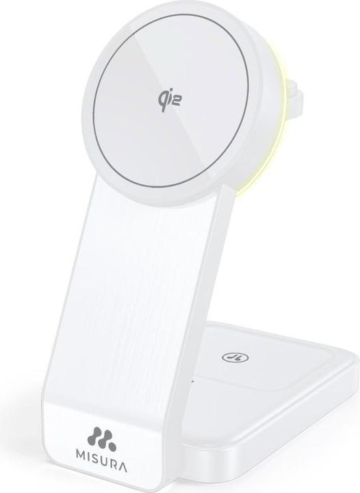 Produktbild Misura MH10 3-in-1 Faltbare Kabellose Ladestation - WHITE (30 W)