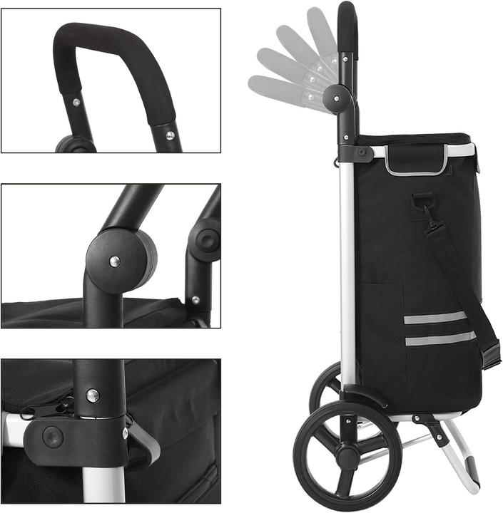 Actual product image Songmics Shopping Trolley