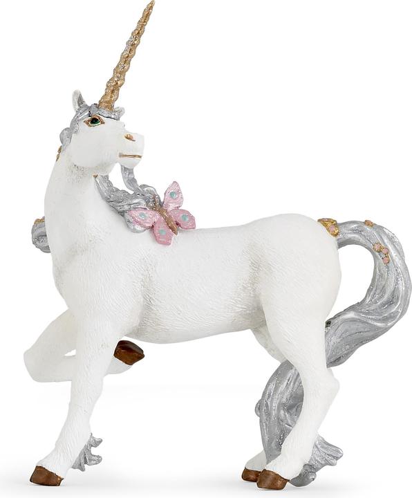 Actual product image Papo Silver unicorn