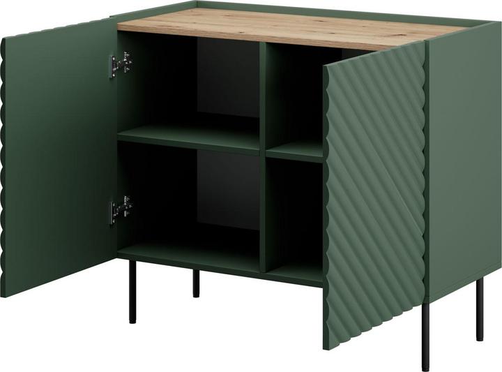 Actual product image Cama 2D chest of drawers ONDA 98x45xH85 green (98 x 45 x 85 cm)