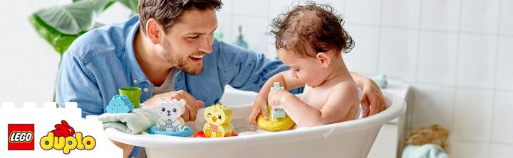 Actual product image LEGO Bathtub fun: swimming animal train (10965)