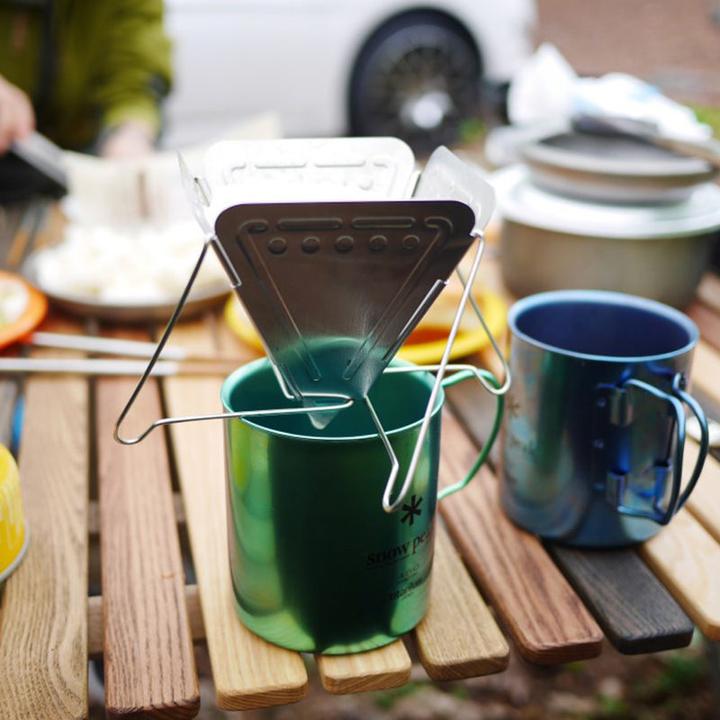 Actual product image Hermex Camping coffee drip outdoor coffee maker foldable coffee filter