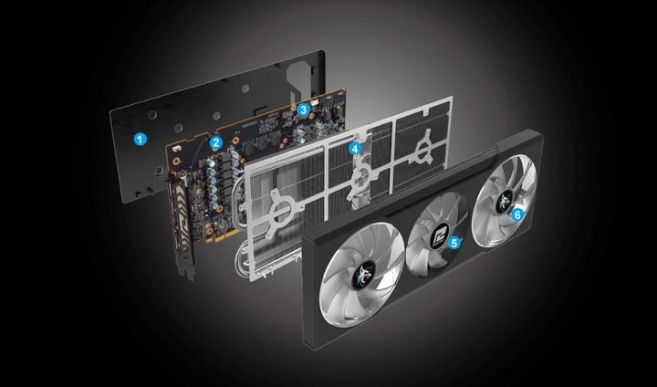 Actual product image Powercolor AMD Radeon RX 6700 XT Hellhound (12 GB)