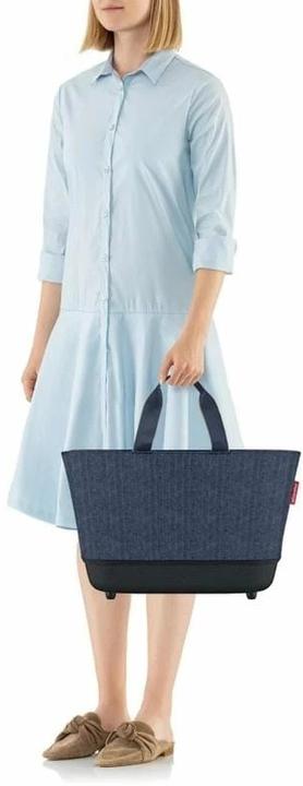 Produktbild reisenthel Tasche Shoppingbasket Herringbone Dark Blue
