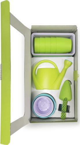 Actual product image Gardenico Kids large garden set with garden tools and pots for children