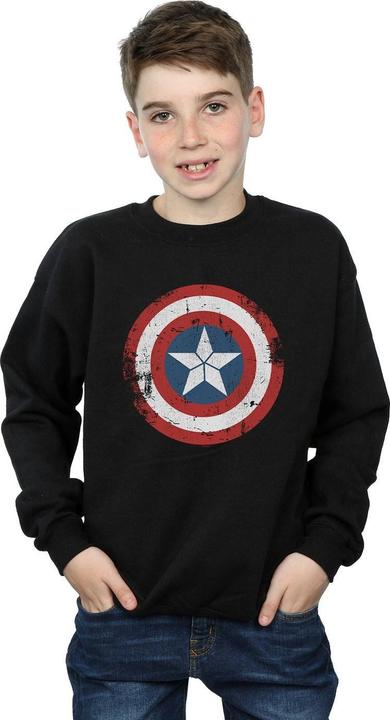 Produktbild Captain America Civil War Distressed Shield Sweatshirt Jungen (140, 146)