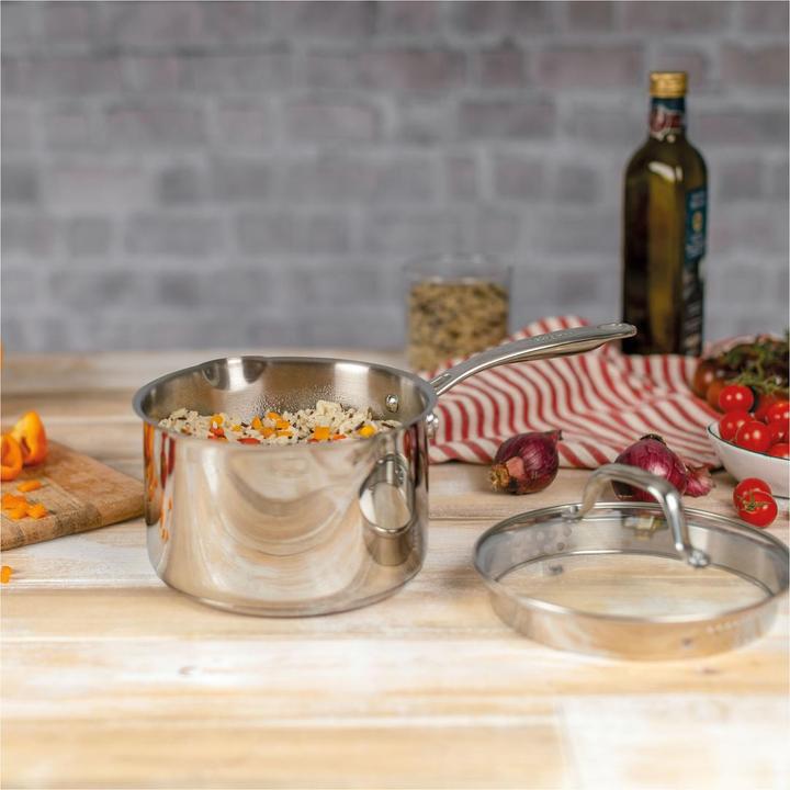 Actual product image Kuhn Rikon ALLROUND PLUS saucepan (18 cm, Saucepan, Stainless steel)