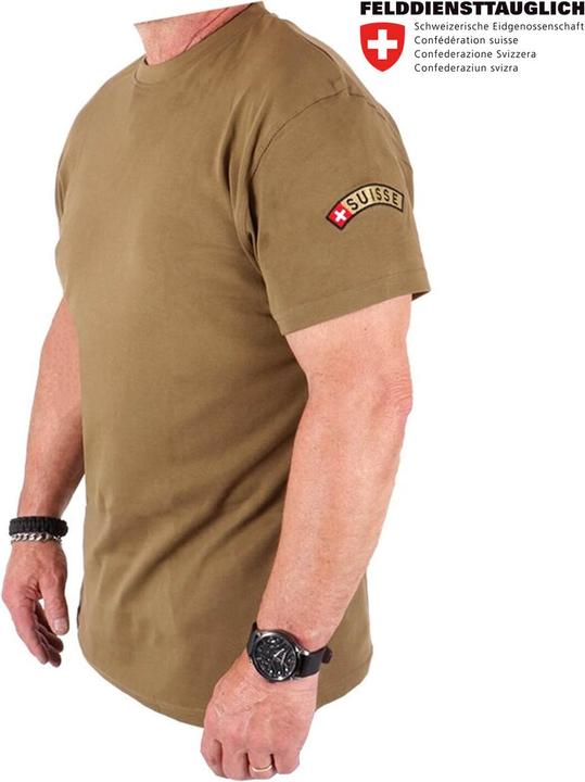 Image du produit Army Shop T-shirt militaire suisse avec emblème (3XL)