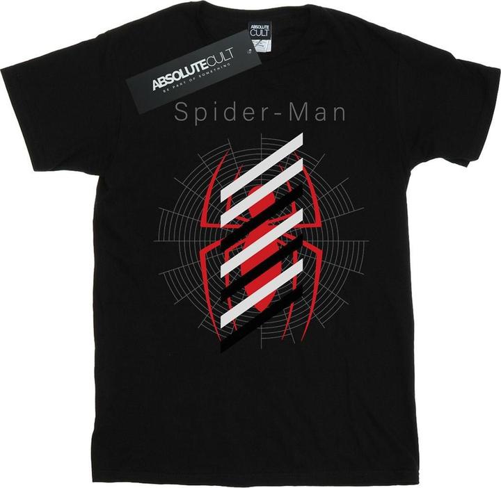 Produktbild SpiderMan Logo Stripes TShirt (M)