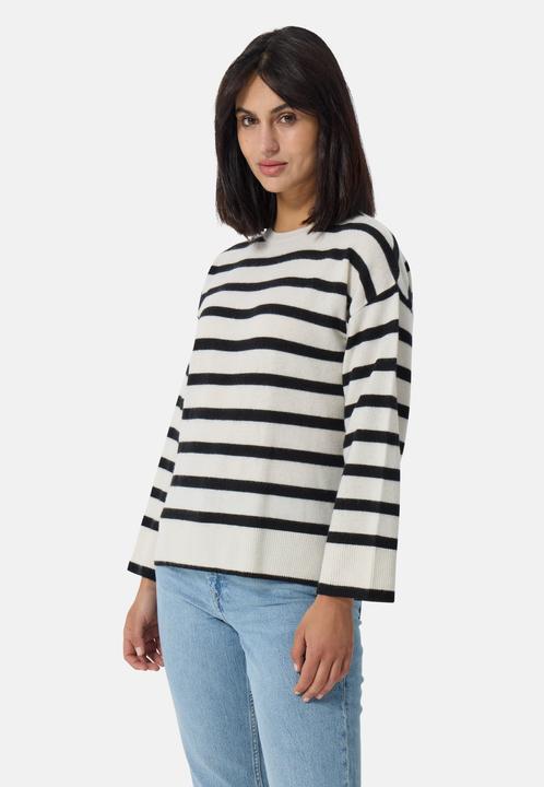 Produktbild Cash-Mere Kaschmir Rundhals Pullover gestreift (XS, S)