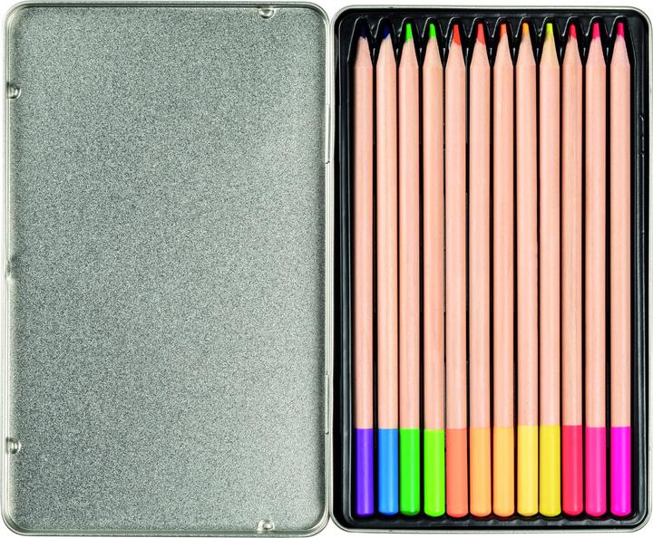 Metallic colours, Neon colours