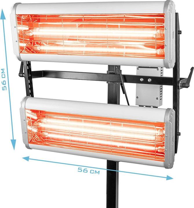 Image du produit Stahlwerk Sécheur de peinture infrarouge IL-2400 ST de 2 400 watts avec trépied (2.40 W)