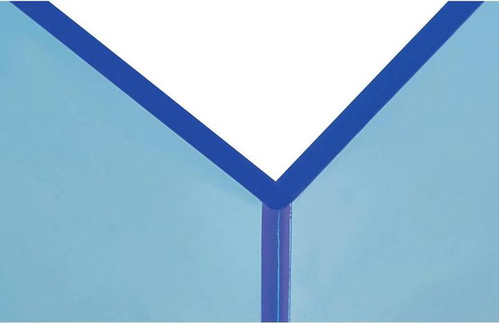 Produktbild Maul Buchstütze 10x10x13cm 3513631 transparent blau 2 Stück (11 x 11 x 14 cm)