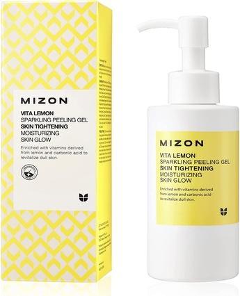 Actual product image Mizon Vita Lemon Sparkling Peeling Gel Moistruzing & Glow Skin Sparkling Face Scrub Lemon 145g (Gel)