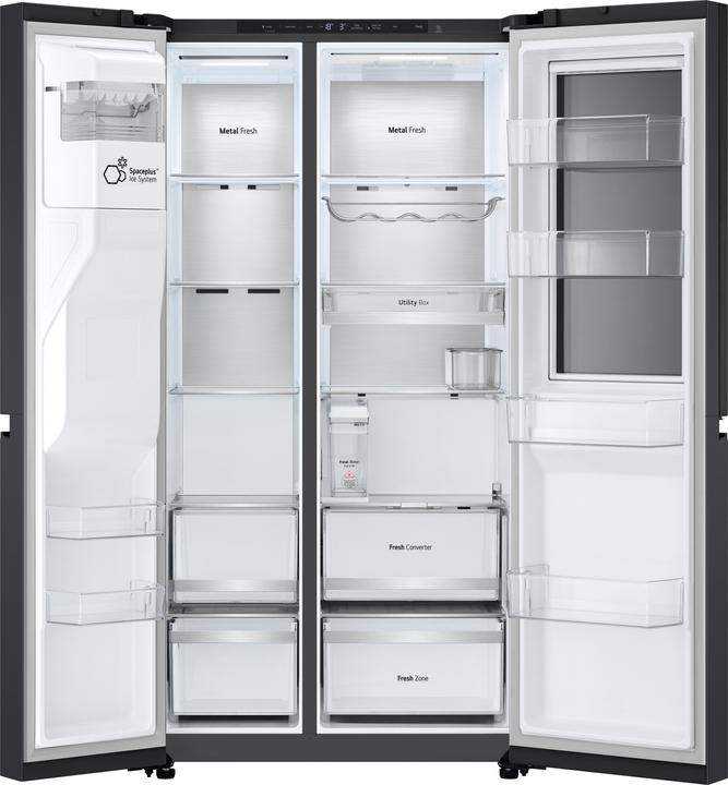 Immagine prodotto LG GSXE91EVAD Frigorifero Side-by-Side InstaView Door-in-Door, Classe D, 628L, Wi-Fi, Senza allaccio, U (628 l)