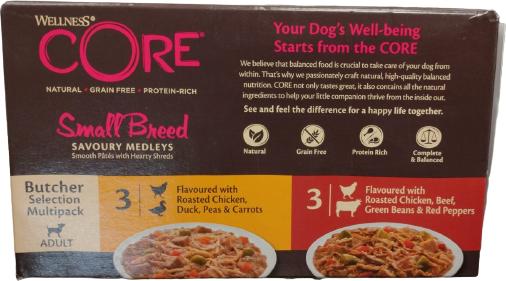 Image du produit Core Wellnes, Kern, Karma pour petits chiens, 85 g (Adulte, 6 pcs, 85 g)
