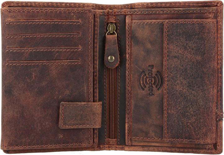 Image du produit Greenland Nature Classic Portefeuille en cuir RFID 9 cm