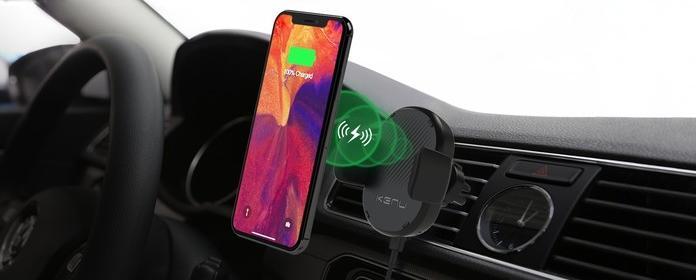 Produktbild Kenu Airframe Wireless -lataava autoteline, musta