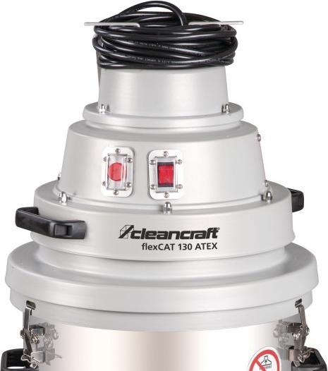 Actual product image Cleancraft Industrial hoover flexCAT 130 ATEX Large hoover for use in potentially explosive atmospheres (Wet dry vacuum cleaner)