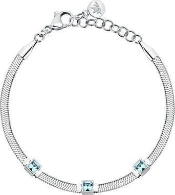 Immagine prodotto Morellato Bracciale in acciaio con cristalli azzurri Hadek Gioia Savy34