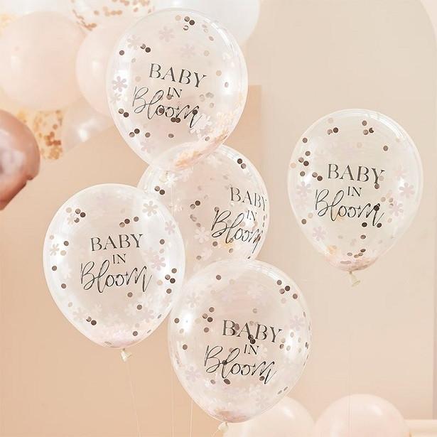 Produktbild Ginger Ray Konfettiballons "Baby in Bloom".
