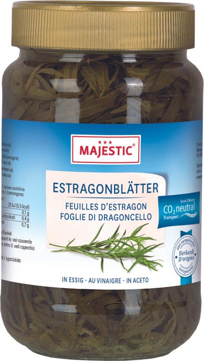 Produktbild Majestic Estragonblätter ganz in Essig (540 g)