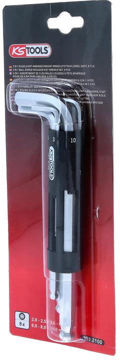 Produktbild KS Tools 3-in-1 Innensechskant-Winkelstiftschlüssel-Satz