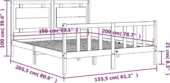 Image du produit VidaXL Achim (160 x 200 cm)