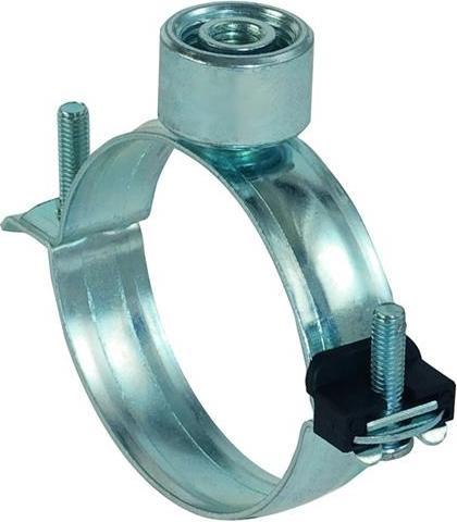 Produktbild Fischer 500719, Pipe clamp, Steel, 48 - 56 mm, 3.81 cm (1.5"), Zinc steel, 1 kN
