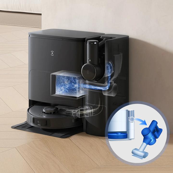 Productafbeelding Ecovacs Deebot robotstofzuiger T30S COMBO COMPLETE zwart (Robotstofzuiger)