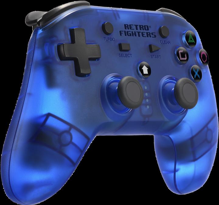 Immagine prodotto Retro Fighters Retro-Fighters - PS Defender 2.4G Controller - Blue (PC, PS2, Switch, PS3, NES Classic)