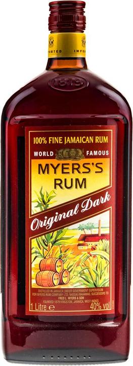 Actual product image Myers's Myers Rum Original Dark 40% Vol. 1l