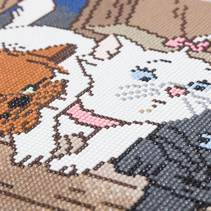 Produktbild Craft Buddy Die Aristocats-Kätzchen, Bild 30x30cm Crystal Art Kit
