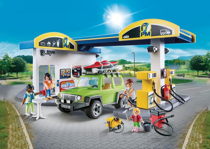 Actual product image Playmobil Large filling station (70201, Playmobil City Life)