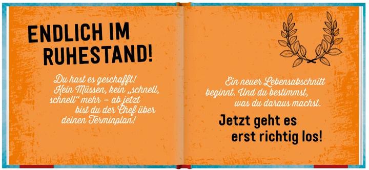 Image du produit La retraite n'est pas un cadeau, elle se mérite! (Allemand, Maison d'édition Groh, 2019)