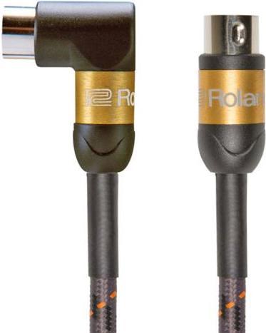 Produktbild Roland RMIDI-G5A 1,5m MIDI-Kabel Winkel Gold Serie (1.50 m, MIDI)