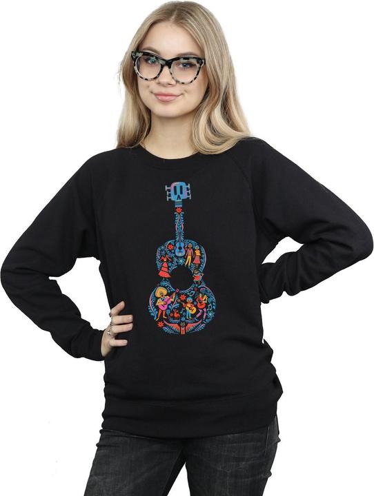Immagine prodotto Disney Coco Guitar Pattern Felpa Donna (M)