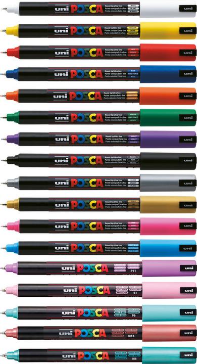 Immagine prodotto Posca Marchio PC-1MR Fineliner (Red, 0.70 mm, 1 x)