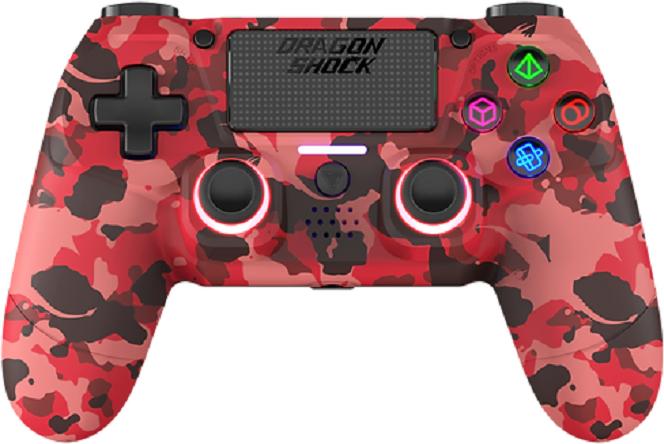 DragonShock Controller Miraz Wireless rosso mimetico PS4 (PS4)