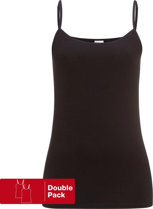 Produktbild ISA Bodywear Spaghetti Top 2er-Pack (L)