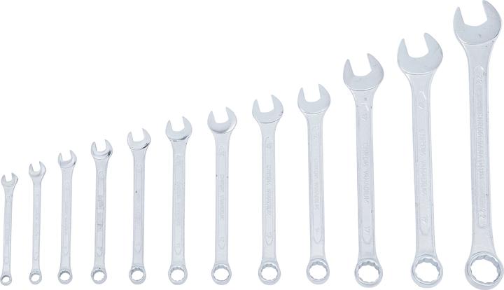 Produktbild BGS Maul-Ringschlüssel-Satz SW 6 - 22 mm 12-tlg. (12 mm, 9 mm, 7 mm, 14 mm, 17 mm, 19 mm, 11 mm, 22 mm, 8 mm, 13 mm, 6 mm, 10 mm)