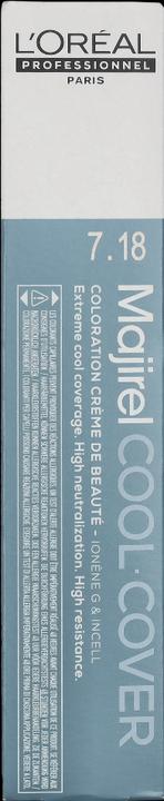 Produktbild L'Oréal Professionnel Majirel Cool Cover (7,18 Mittelblond Asch Mokka)