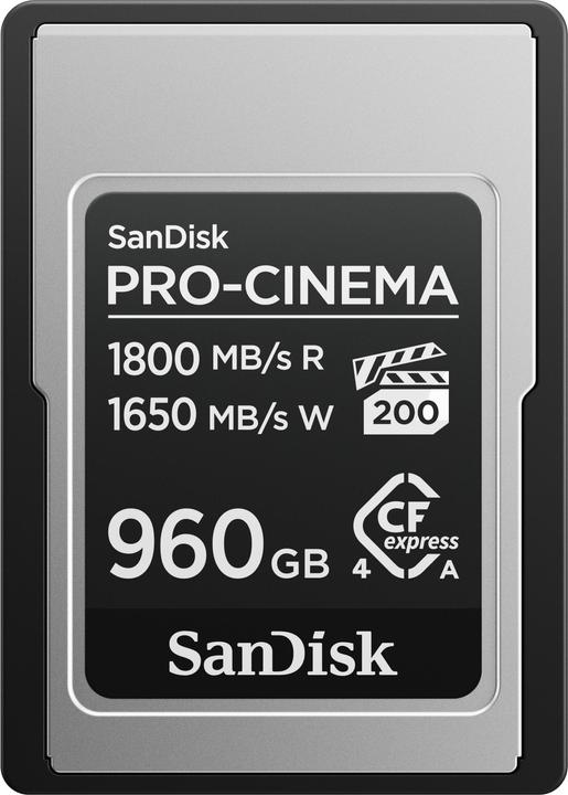 Actual product image SanDisk PRO-CINEMA CFexpress Type A Card 960GB (960 GB, CFexpress type A)