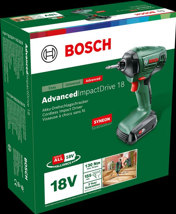 Immagine prodotto Bosch Home & Garden AdvancedImpactDrive 18 (Batteria ricaricabile)